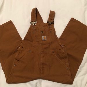 Boys carhartt overalls bib coveralls size 6